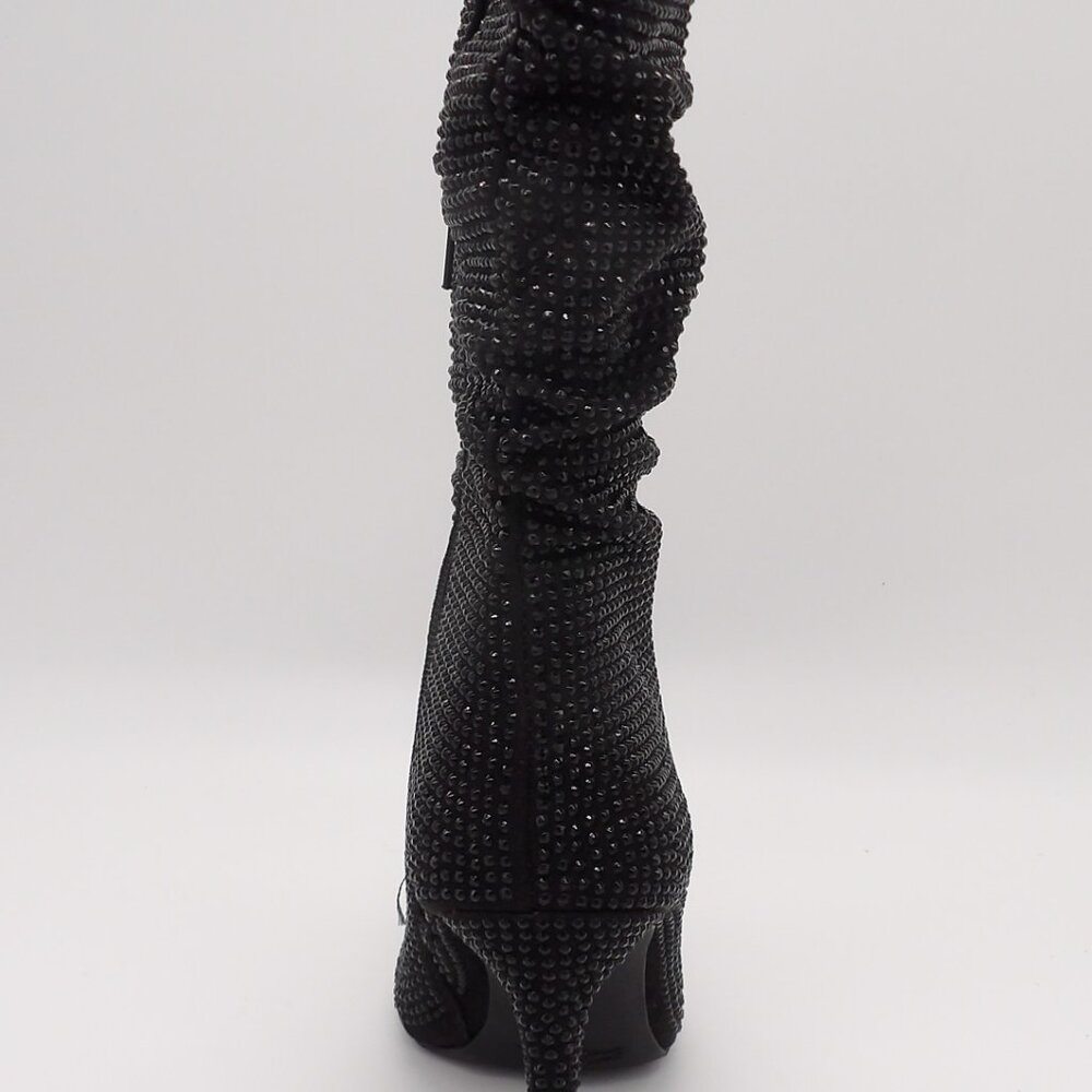 Thalia Sodi Womens Raquell Pointed Toe Rhinestones Mid-Calf Boots - Picture 6 of 8